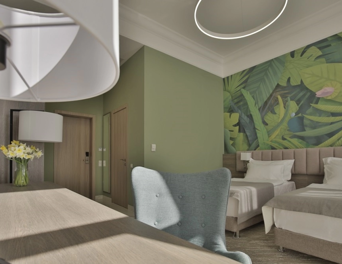 Comfort 2-местный 1-комнатный с террасой Garden view - Отель Garden Resort Gagra / Гарден Резорт Гагра