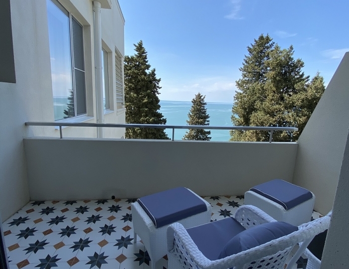 Comfort 2-местный 1-комнатный с террасой Sea view - Отель Garden Resort Gagra / Гарден Резорт Гагра