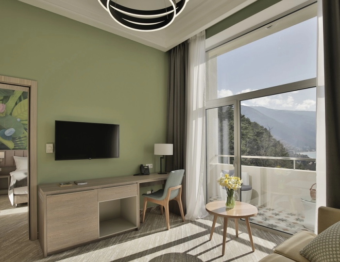 Lux 2-местный 2-комнатный Gagra/Sea view два балкона - Отель Garden Resort Gagra / Гарден Резорт Гагра