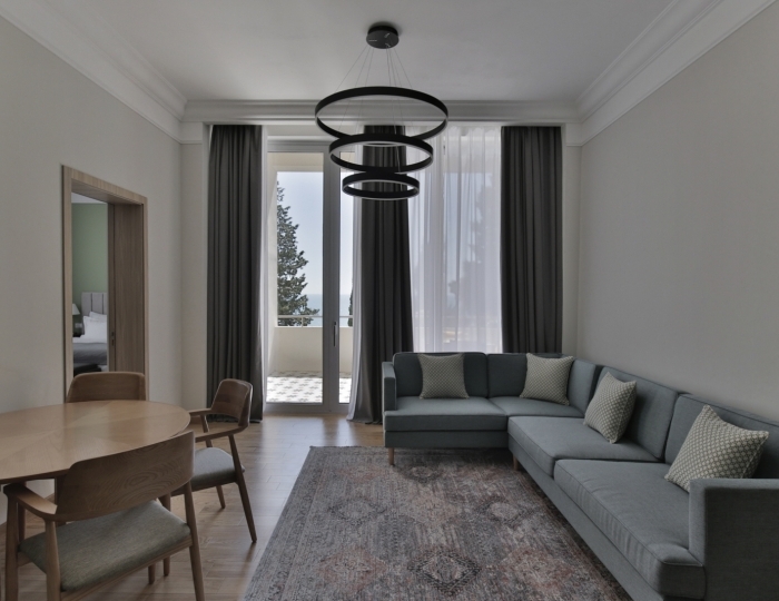 Suite 4-местный 3-комнатный с двумя терассами Sea view - Отель Garden Resort Gagra / Гарден Резорт Гагра