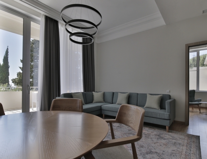 Suite 4-местный 3-комнатный с двумя терассами Sea view - Отель Garden Resort Gagra / Гарден Резорт Гагра