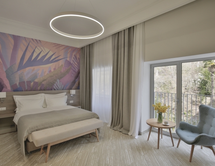 Comfort 2-местный 1-комнатный без балкона Garden view+ Inside view - Отель Garden Resort Gagra / Гарден Резорт Гагра