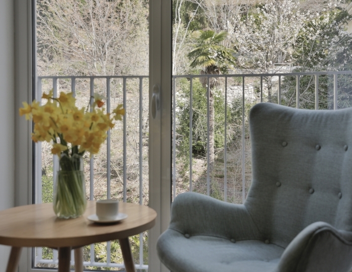 Comfort 2-местный 1-комнатный без балкона Garden view+ Inside view - Отель Garden Resort Gagra / Гарден Резорт Гагра