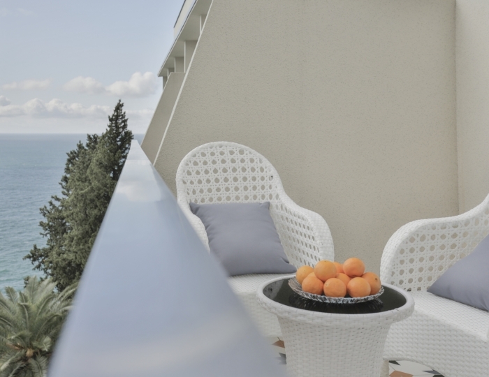 Comfort 2-местный 1-комнатный без балкона Garden view+ Inside view - Отель Garden Resort Gagra / Гарден Резорт Гагра